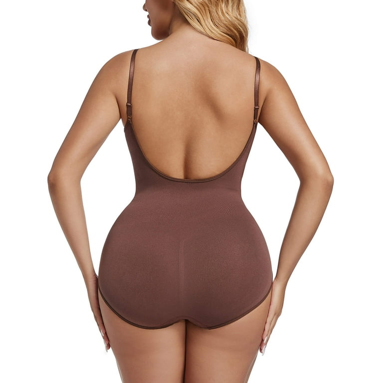 MANIFIQUE The Shapewear Bodysuit for Women Tummy Control Backless Body  Shaper for Dresses - Walmart.com