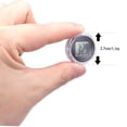 thumbnail image 3 of Mini reloj digital universal para motocicleta, resistente al agua, con adhesivo, reloj digital para motocicleta [Dia.1.1"- 2 Pack] Vhermosa SNFLD335, 3 of 4