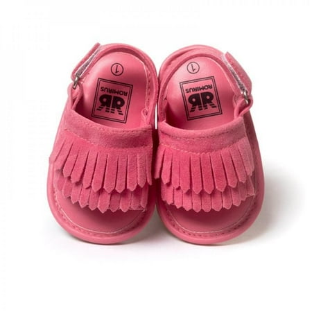 

Oaktree Baby Girl Sandals Summer Baby Shoes Casual Fashion Girl Shoes Sandals For Girls Pu Fringed Baby Sandals 0-18M