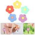 thumbnail image 3 of 5pcs Flower Key Covers Silicone Key Caps House Key Cover Caps Key Protector Caps, 3 of 5