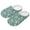 Corgi Floral, variant on Soft Indoor Closed Toe Slippers Non-slip Sole Lightweight House Slippers Bedroom Home Shoes Adorable Pug Print, Size 7.5-8.5
