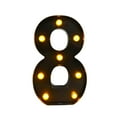 thumbnail image 4 of Lámpara de Número de Marquesina Macarena Luz LED Decoración para Exteriores Fiesta Compromiso 22 cm, 4 of 8