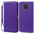 thumbnail image 1 of Pour Redmi Note 9 Pro Étui Note 9S Portefeuille en Silicone Souple pour Xiaomi Redmi Note 9S Étuis pour Redmi Note 9 Pro Étui Étui Violet Foncé -Sangle pour Redmi Note 9 Pro, 1 of 6