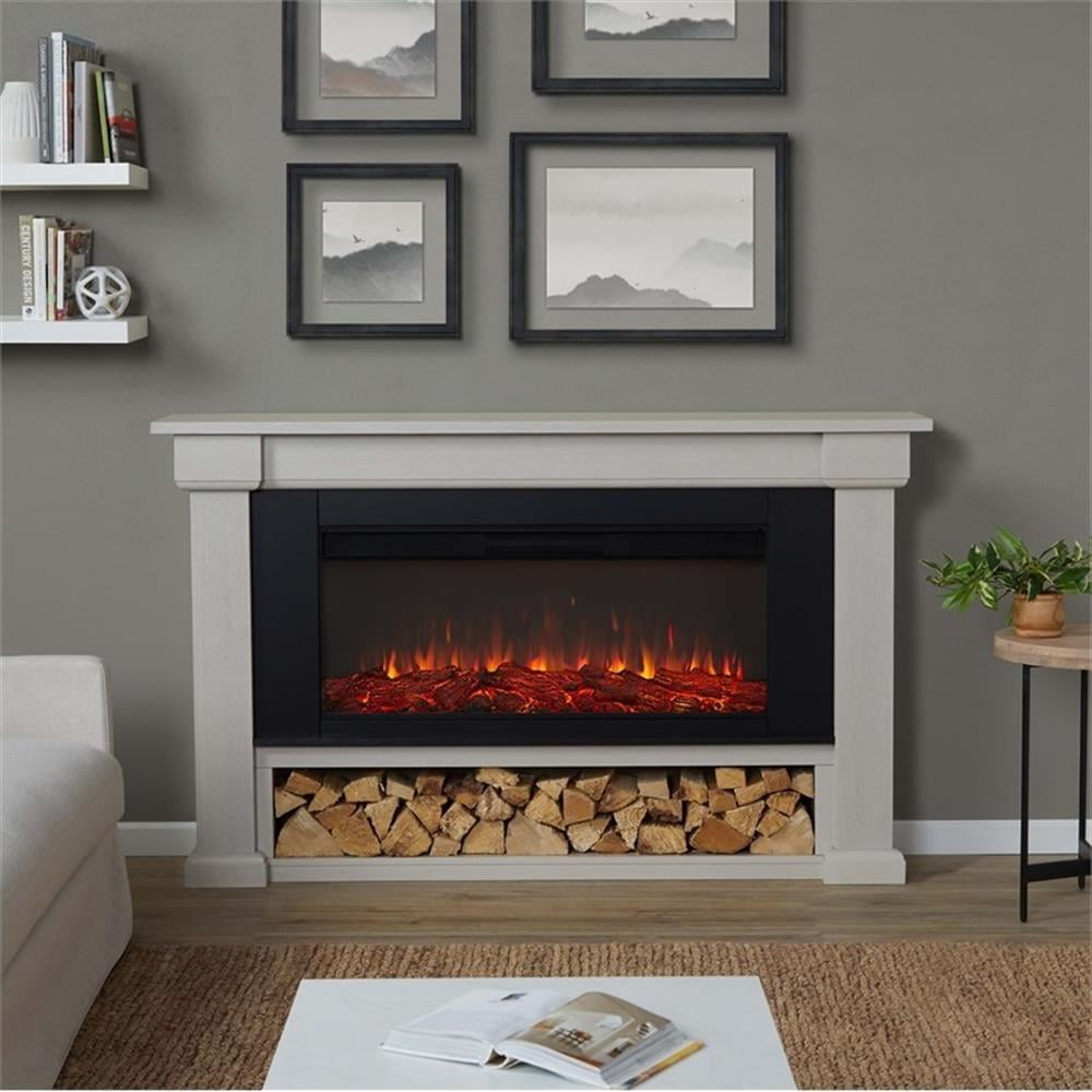Real Flame Bristow 48’’ x 30’’ Freestanding Electric Fireplace