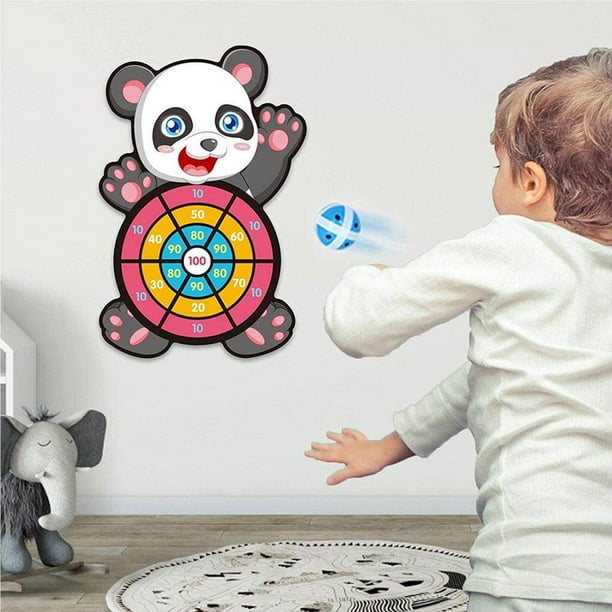 Jeu De Fléchettes Dinosaure Pour Enfants Avec 12 Balles Collantes,Jeux