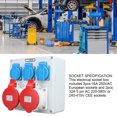 thumbnail image 3 of Outdoor Socket, Electrical Receptacle Box IP44 Waterproof 3Pcs 16A 250V EU Outlets  for Home Bathroom, 3 of 7