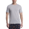 thumbnail image 2 of Ben Hogan Men's and Big Men's Set of Short Sleeve Solid Crew Shirt with Cold Drinks Conversational Deluxe Touch Sleep Lounge Pant, Size S-2XL, 2 of 7