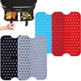 thumbnail image 1 of Silicone Pot For Dual Air Fryer, 2pcs Silicone Air Fryer Liner Dual Air Fryer Silicone Air Fryer Basket, Air Fryer Rack Accessory For Air Fryer, Oven,, 1 of 5