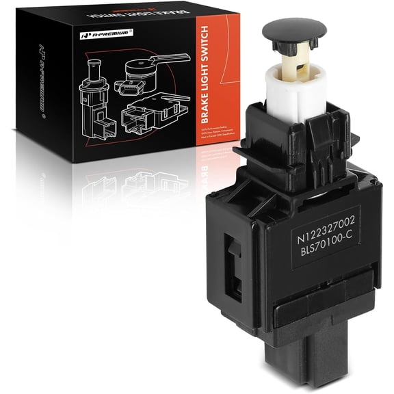 A-Premium Brake Light Switch Lamp Compatible with Volvo XC90 2003-2014, S60 2001-2006, XC70 2003-2007, S80 2001-2006, V70 2001-2007, 2 Pins, Replace# 86220647, 86220640