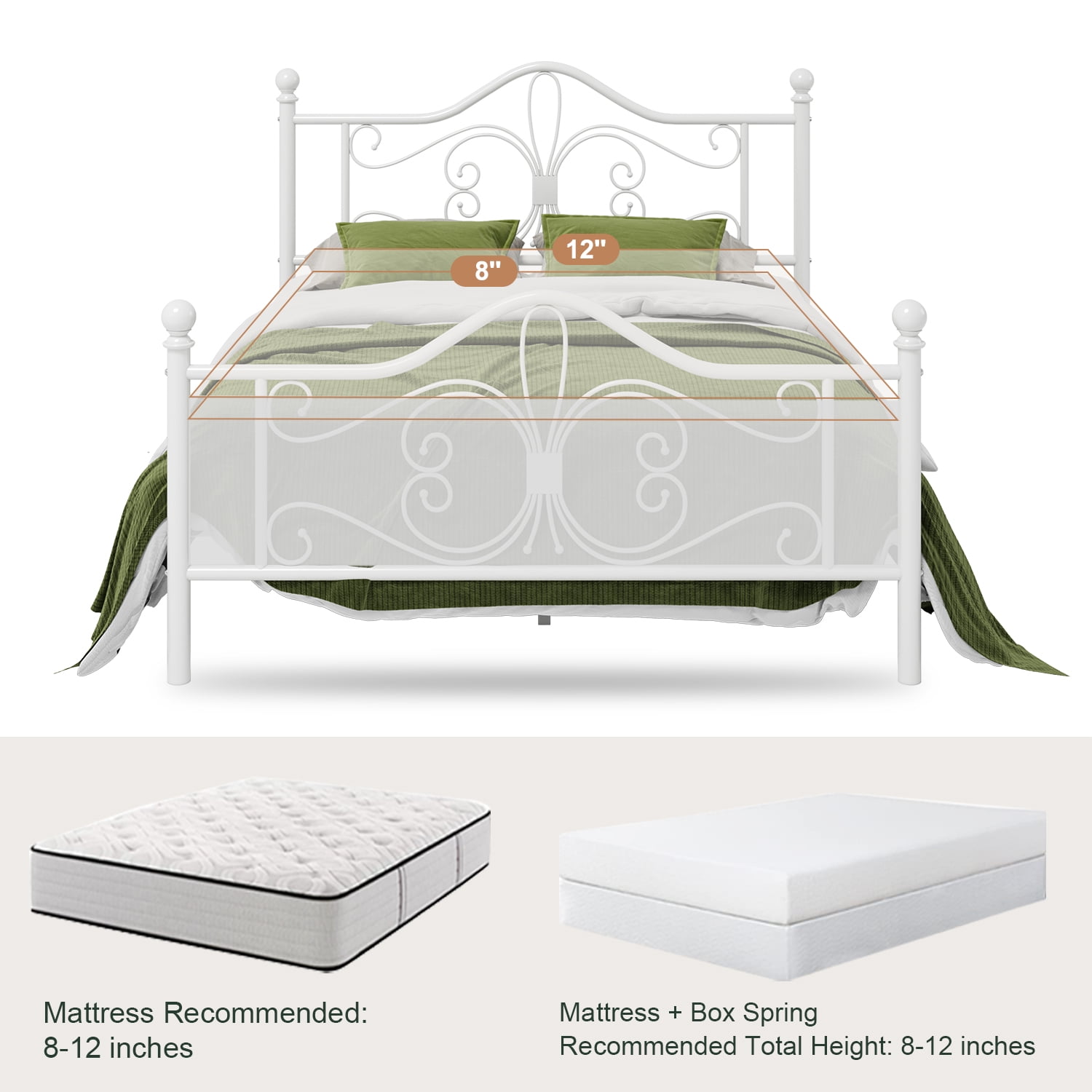 Walmart Black Friday Deals 2025 Amolife Full Size Metal Platform