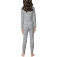 thumbnail image 3 of 32 DEGREES Kid's Heat Base Layer Set, Size Medium, Gray Snowflake, 3 of 3