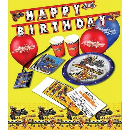 Smooth Industries 1730-200 MX Superstars 52 Piece Birthday Party Pack