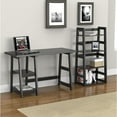 thumbnail image 2 of Convenience Concepts Designs2Go Bibliothèque Tréteau en Finition Bois Noir, 2 of 3