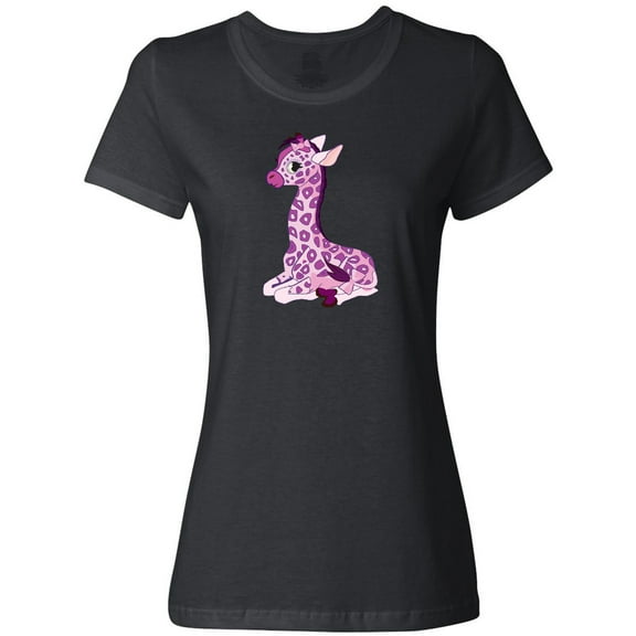 Inktastic Girl Giraffe Women's T-Shirt