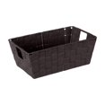 thumbnail image 1 of Simplify 25094-CHOCO Étagère de Rangement Tissée, Chocolat - Petit, 1 of 1