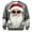 Grey, variant on Festive KnitPattern's Hoodieless Sweatshirt – Themed Santa Print Sweater For Winter Comfort Black,L