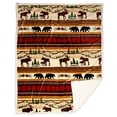 thumbnail image 3 of Carstens Couverture en Peluche Sherpa Douce, Collection Hinterland, 3 of 5