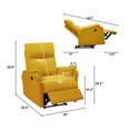 thumbnail image 6 of CLEARANCE! Hot selling For 10 Years ,Recliner Chair With E-motion and USB charge port, High quality fabric and fashion color, 6 of 6