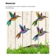 thumbnail image 3 of Colibrí de hierro Billuyoard Decoración para colgar en la pared rosa, 3 of 6