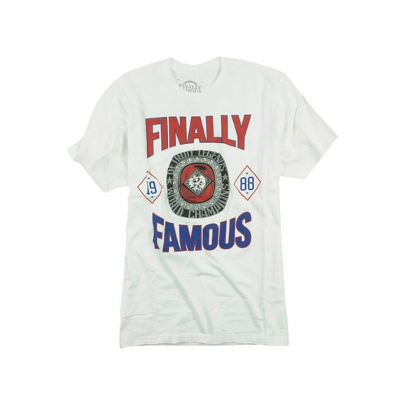 Ecko Unltd. Mens Big 88 Ring Finally Famous S Graphic T-Shirt blwht S