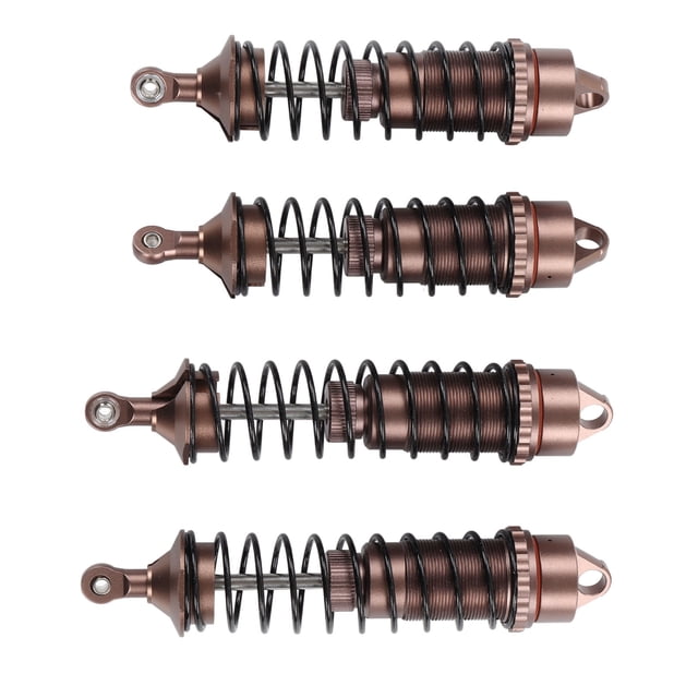 Amortiguador de aleación de aluminio BuyWeek 4 piezas amortiguador RC para automóvil RC Arrma