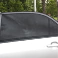 thumbnail image 4 of 2 piezas de parasol lateral negro para puerta trasera y ventana, protector de visera de malla para coche SG, 4 of 8