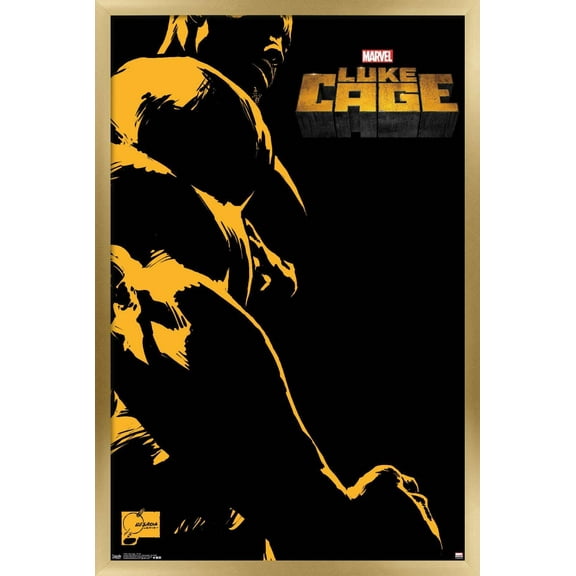 Marvel Comics TV - Luke Cage - One Sheet Wall Poster, 14.725" x 22.375", Framed