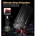 thumbnail image 3 of Dexnor iPhone 8 Plus Case, iPhone 7 Plus Case, [Built in Screen Protector and Kickstand] Heavy Duty Military Grade Protection Shockproof Phone Case for Apple iPhone 8 Plus & 7 Plus (Black), 3 of 6
