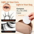 thumbnail image 5 of otnbgsr Magnetic Eyelashes with Curved Applicator, Reusable No Glue Lash Kit, Lightweight Soft Magnetic Lash Strips, Dramatic Natural Layered Look with Storage Case, 5 of 7
