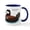 White/Navy Inside, variant on CafePress - Ruddy Duck Mug - 11 oz Ceramic Mug - Novelty Coffee Tea Cup