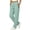 Light Green, variant on Women's Plus Size Lightweight Hiking Joggers, Stretch Active Pants, Quick Dry Water-Resistant Athletic Pants for Women, Stretch Drawstring Active Joggers with Zipper Pockets Black