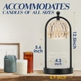 thumbnail image 6 of Candle Warmer Lamp with Timer, Electric Glass Candle Warmer Light for Bedroom, Dimmable Wax Melts Warmer for Candle Jars, Beside Lamp Gifts for Women Home Decor (2 Bulbs Included), 6 of 9