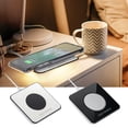 thumbnail image 1 of Oefntac Fast Charger Wireless Charger 10W Fast Charging Desktop Portable Wireless Charger Includes Night Light Function Warm Light White Light Adjustment, 1 of 9