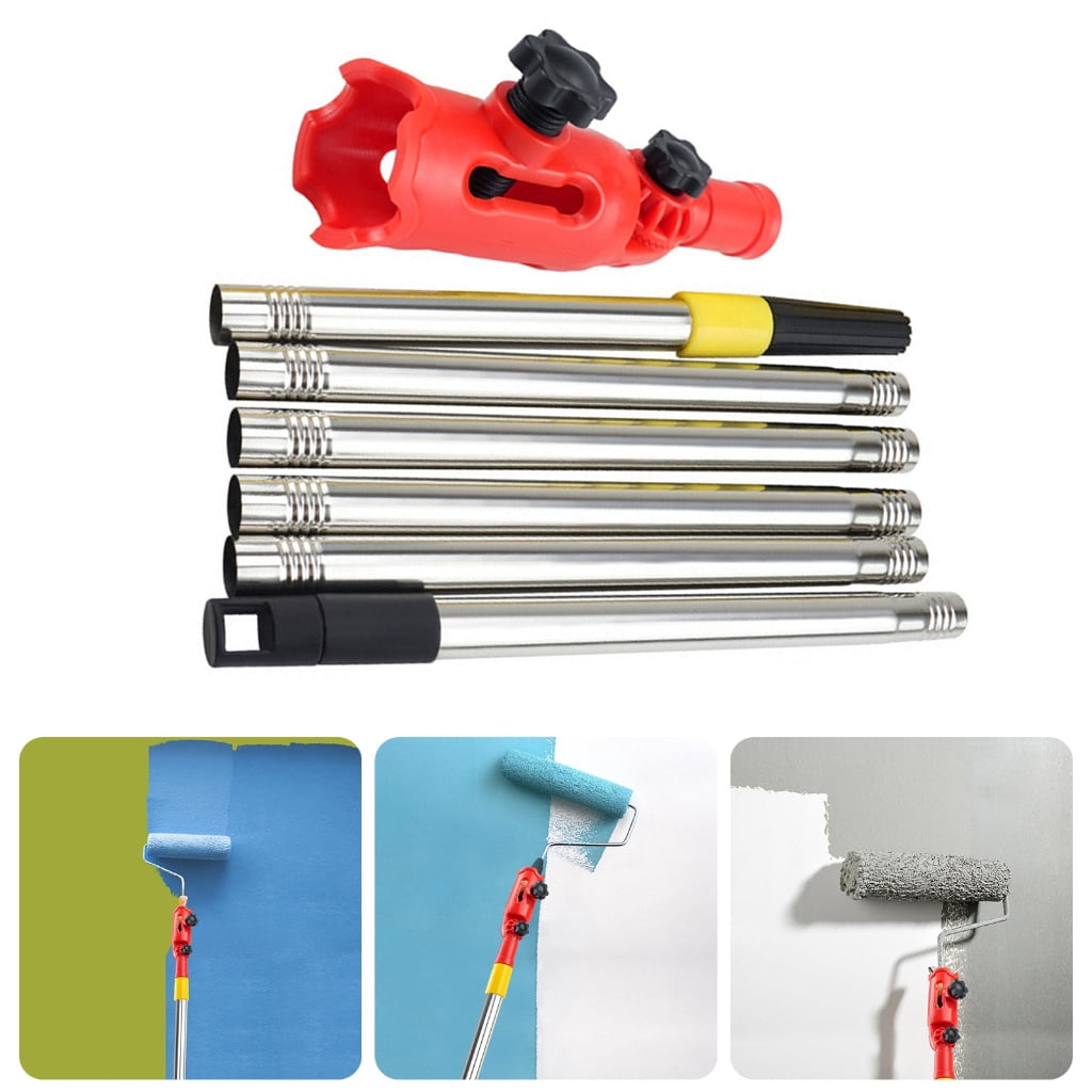 Colbent Multi-Angle Paint Brush Extender & Edger – 160° Rotation, Fits 1-3 Inch Brushes & Rollers, Ceiling And Corner Painting Tool, Long Reach Pole Attachment
