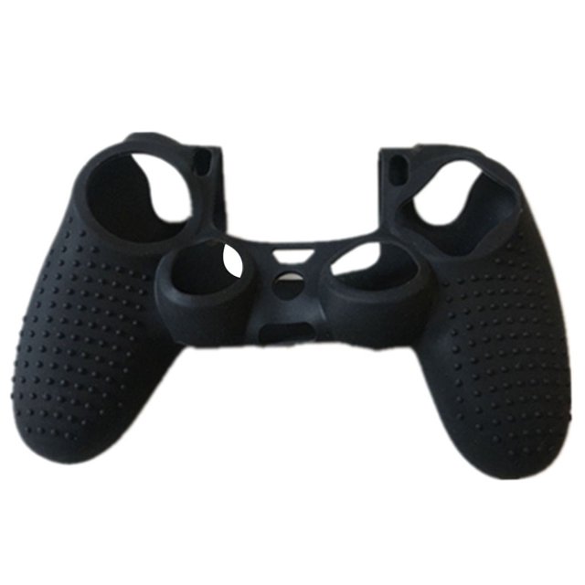 PS4 Controller Skin Grip Cover Case Set Protector de silicona suave Gel Goma Shell Antideslizante Thumb Stick Caps para Playstation 4 Controller Gaming Gamepad Adepaton 2033315-25