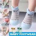thumbnail image 2 of Breathable Baby Shoes Transparent Stripes Baby Toddler Walk Learning Socks Shoes, 2 of 6