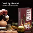 thumbnail image 3 of Té Saludable, Wolfberry Red Date Brown Sugar Ginger Tea Paquete Individual Para Body Cold ANGGREK Double Red Rose Ginger Tea, 3 of 8