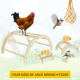 thumbnail image 3 of Protoiya 4Pcs Chicken Perch Toys with Net Bag Strong for Brooder Wooden Chicken Perch Roosting  for Chicken Bird Parrot Hens Backyard, 3 of 8