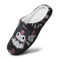 thumbnail image 3 of Womens Cozy Slippers Kuromi And My Melody Warm Soft Plush Slipper Slip-on House Shoes for Home Indoor Outdoor, 3 of 7