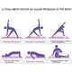 thumbnail image 3 of Juego de 2 bloques de yoga EVA para estabilidad, bloques de yoga para meditación, yoga, pilates, apoyo y fortalecimiento de posturas. TUNC Sencillez, 3 of 5