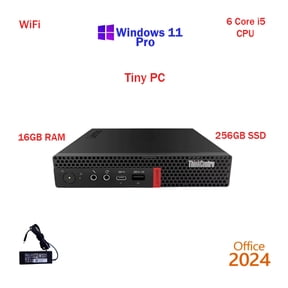 Restored Windows 11 Lenovo Core i5 8th Gen Tiny Micro PC 16GB RAM 256GB SSD WiFi Desktop Computer PC Office24