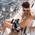 thumbnail image 2 of luoweisi Men's Beach Shorts Quick Dry Swim Trunks with Mesh Lining Dragonfly XL, 2 of 5