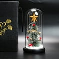 thumbnail image 4 of Christmas Snow Globe Lantern Swirling Glittering Cardinal with Music,USB Lined or Battery Operated Lighted Water Lantern for Thanksgiving Christmas Decoration Gifts, 4 of 4