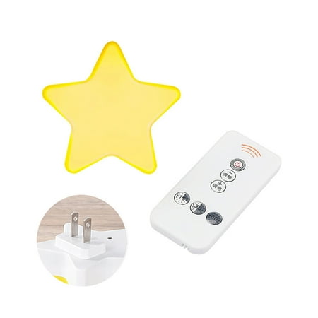 

LED Plug-in Night Light Remote Control Dimmable Light for Bedroom Bathroom Hallway Stairs Kids Room