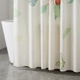thumbnail image 3 of REGALWOVEN Cute Print Shower Curtain Sets, Waterproof Fabric Bath Curtain with 12 Hooks, Fresh Pastoral Style for Bathroom Decor Green Leaves 71"W x 71"L, 3 of 7