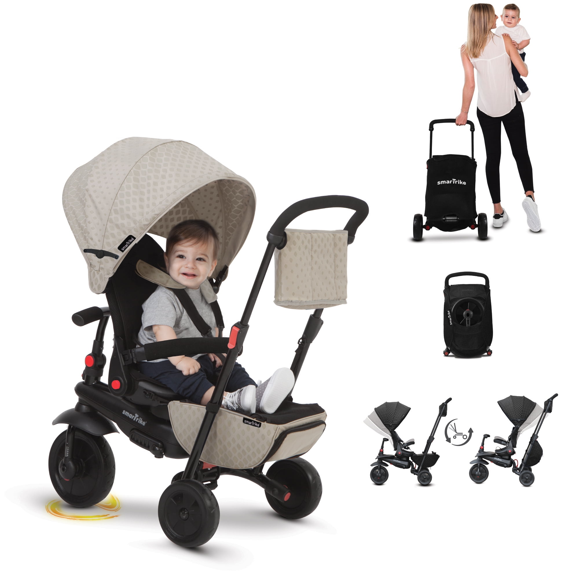 smartrike smartfold 700 folding baby tricycle
