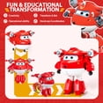 thumbnail image 3 of Figura de juguete Super Wings Jett Transforming Airplane de 13 cm, 3 of 7