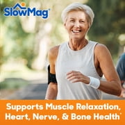 SlowMag Mg Muscle & Heart Health Tablets, Magnesium Chloride and Calcium, 120 Count