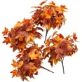 thumbnail image 7 of Dalrosia Fall Maple Leaves Stems Artificial Fall Foliage Branches Fake Autumn Leaf for Decorations, 7 of 7