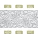 thumbnail image 4 of Cinta de encaje de patrón floral Uxcell para costura, manualidades, envoltura de regalos, ramos, gris, 4 of 6